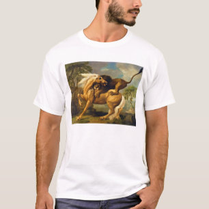 George Stubbs A Lion Attacking a Horse, c.1762 ( T-Shirt