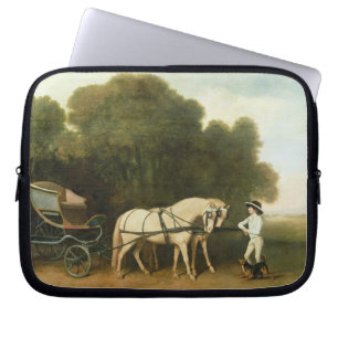 George Stubbs A Phaeton with a Pair of Cream Pon Laptop Sleeve