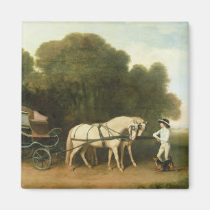 George Stubbs   A Phaeton with a Pair of Cream Pon Magnet