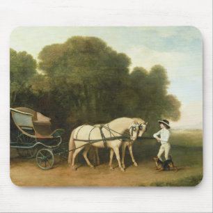 George Stubbs A Phaeton with a Pair of Cream Pon Mouse Mat