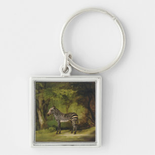 George Stubbs A Zebra, 1763 (oil on canvas) Key Ring