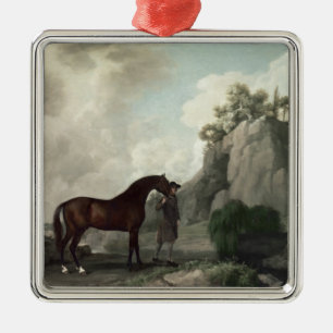 George Stubbs   Cato' and Groom Metal Tree Decoration