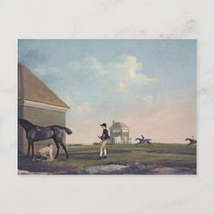 George Stubbs- Gimcrack on Newmarket Heath Postcard