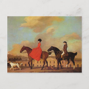 George Stubbs- John and Sophia Musters Postcard