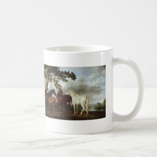 George Stubbs-Mares and Foals in a River Landscape Coffee Mug