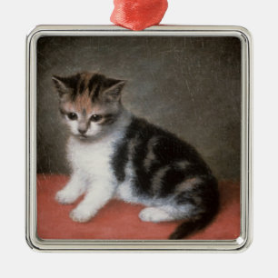 George Stubbs Miss Ann White's Kitten, 1790 Metal Tree Decoration
