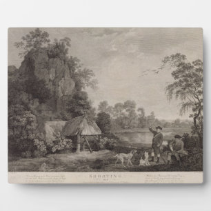 George Stubbs   Shooting, plate 1, engraved by Wil Plaque