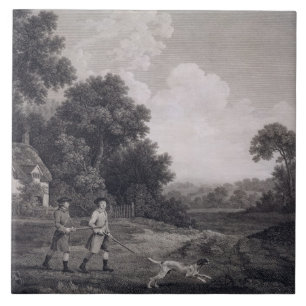 George Stubbs   Shooting, plate 2, engraved by Wil Tile