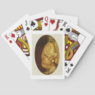 George Stubbs Sleeping Leopard, 1777 (enamel on Playing Cards