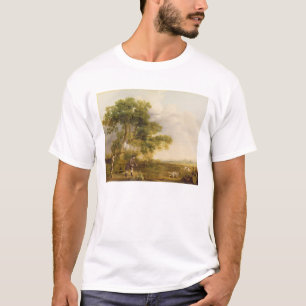 George Stubbs Two Gentlemen Shooting (oil on can T-Shirt