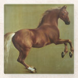 George Stubbs | Whistlejacket, 1762 Glass Coaster<br><div class="desc">Image Collection Number:  BAL2061  Whistlejacket,  1762. Stubbs,  George (1724-1806) oil on canvas. National Gallery,  London,  UK .  1762</div>