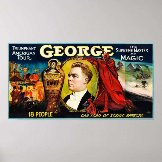 George --Triumphant American Tour Poster (Front)