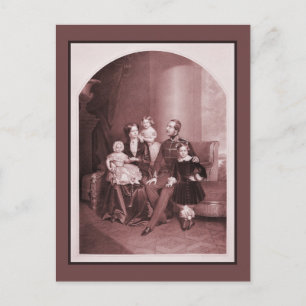 George V of Hanover and family Postcard