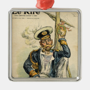 George V, 'The Simple' of the Royal Navy Metal Tree Decoration