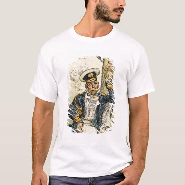 George V, 'The Simple' of the Royal Navy T-Shirt (Front)