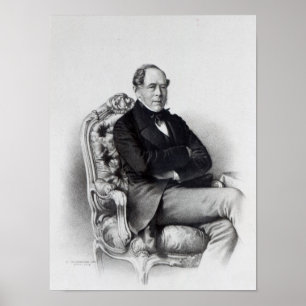 George Villiers, 4th Earl of Clarendon, 1856 Poster