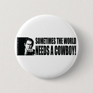 George W Bush 6 Cm Round Badge