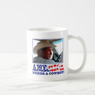 George W Bush - America Needs a Cowboy Coffee Mug