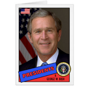 George W. Bush Baseball Card