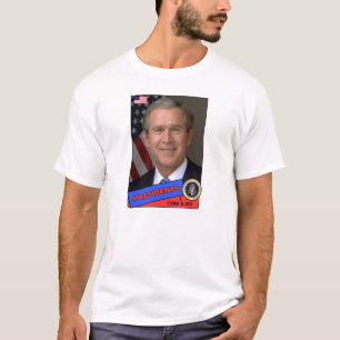 George W. Bush Baseball Card T-Shirt