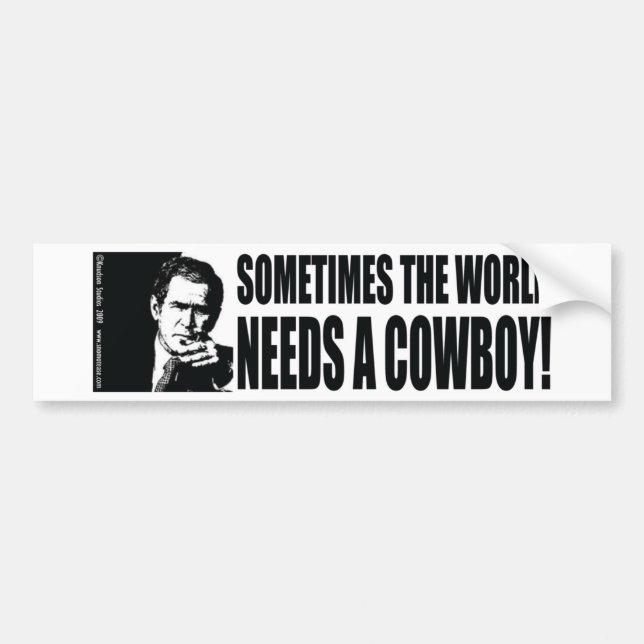 George W Bush Bumper Sticker (Front)