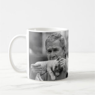 George W Bush Eating A Kitten Coffee Mug