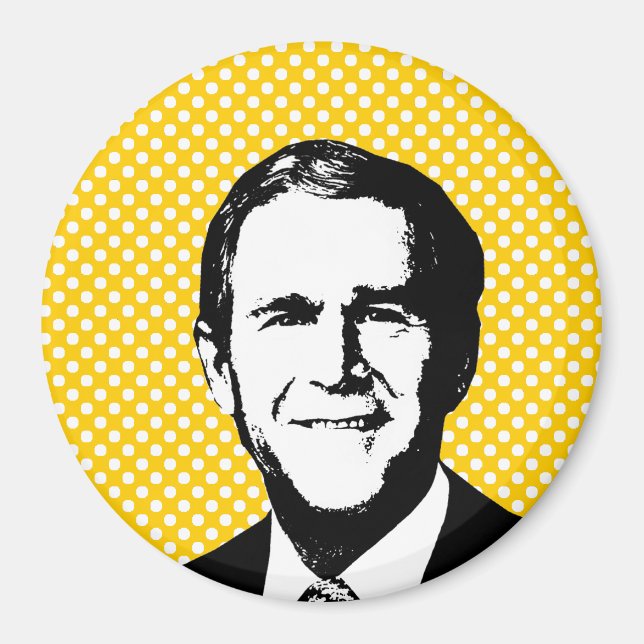 George W Bush Gear Magnet (Front)