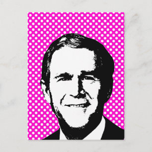 George W Bush Gear Postcard