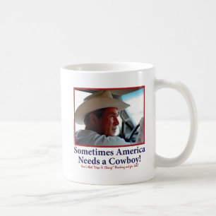 George W Bush in Cowboy Hat Coffee Mug