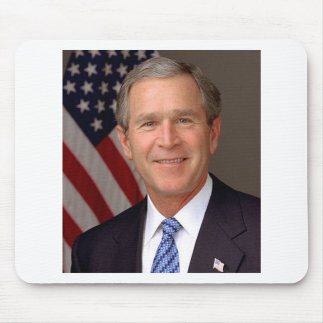 George W Bush Mouse Mat (Front)