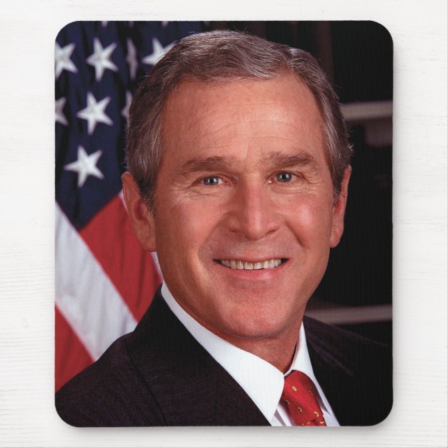 George W Bush Mouse Mat (Front)