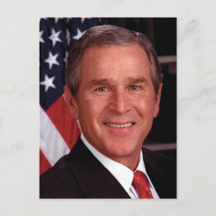 George W Bush Postcard