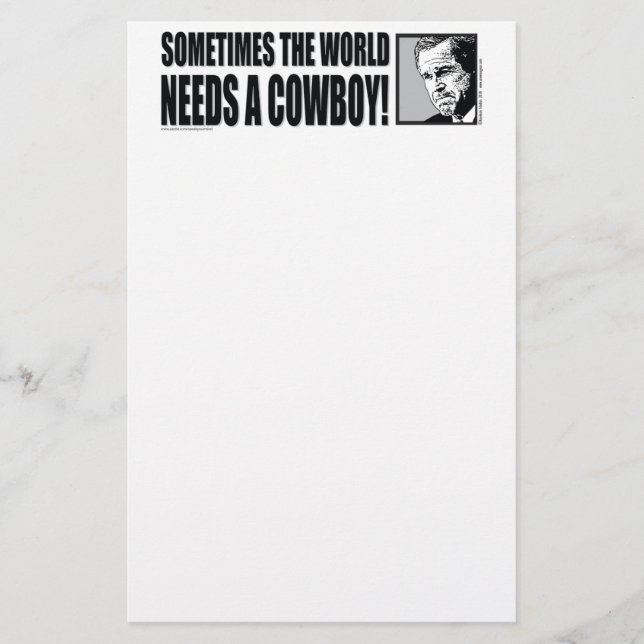 George W Bush Stationery (Front)