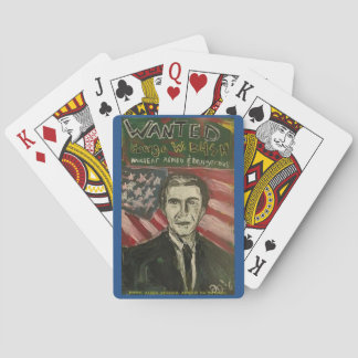 GEORGE W BUSH WANTED PLAYING CARDS
