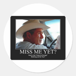 GEORGE-W-HOPE CLASSIC ROUND STICKER