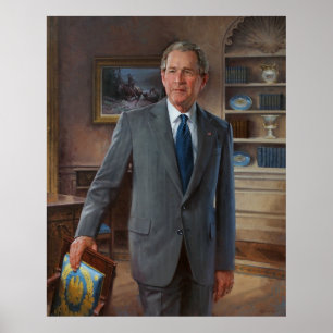 GEORGE WALKER BUSH by John Howard Sanden Poster