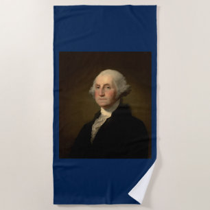 George Washington 1st American President by Stuart Beach Towel