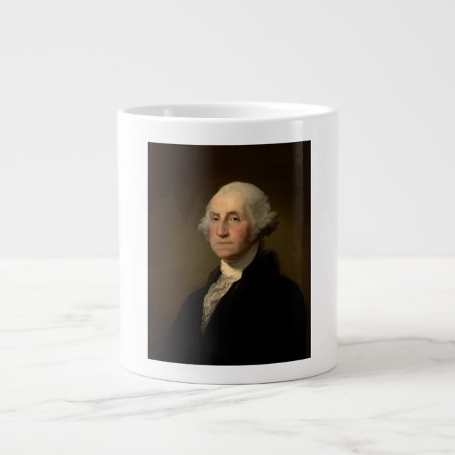 George Washington 1st American President by Stuart Large Coffee Mug (Front)