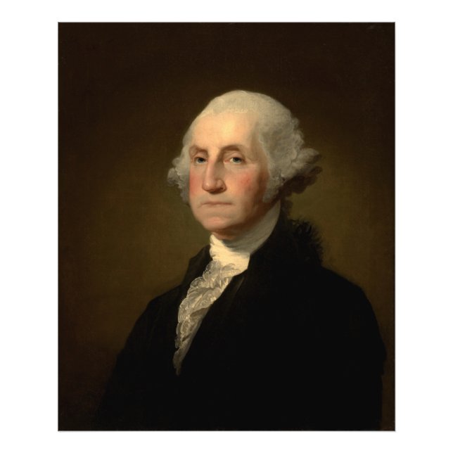 George Washington 1st American President by Stuart Photo Print (Front)