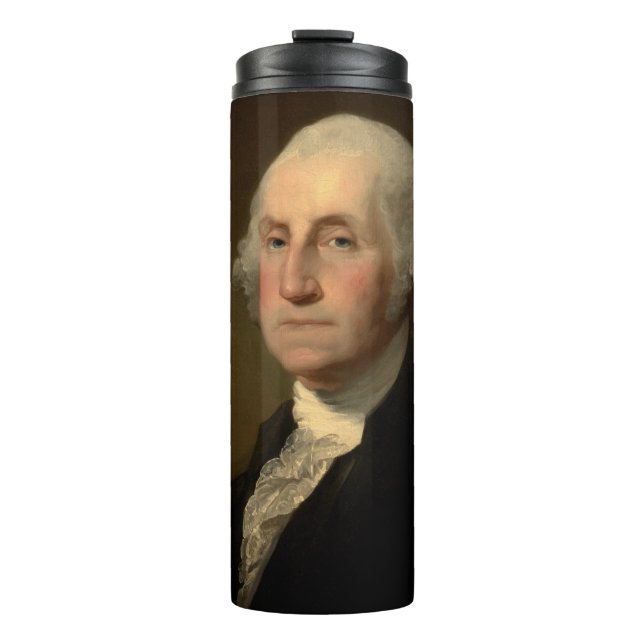 George Washington 1st American President by Stuart Thermal Tumbler (Front)
