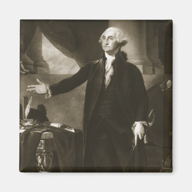 George Washington, 1st President of the United Sta Magnet (Front)
