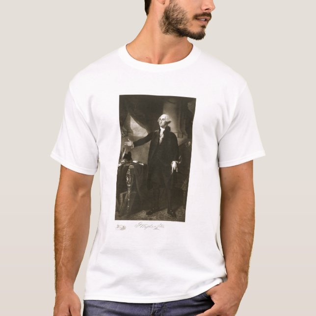 George Washington, 1st President of the United Sta T-Shirt (Front)