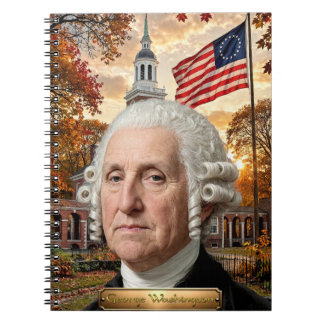 George Washington: 1st President of the US Notebook