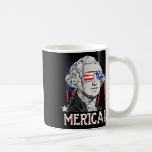 George Washington 4th Of July Merica Men Women Ame Coffee Mug