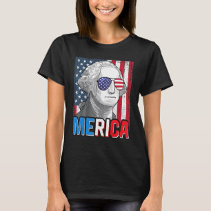 George Washington 4th Of July Merica Men Women Ame T-Shirt