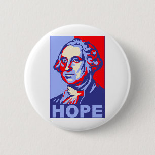 George Washington 6 Cm Round Badge
