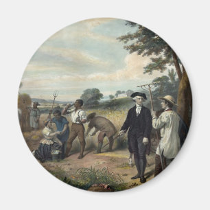 George Washington as a Farmer magnet