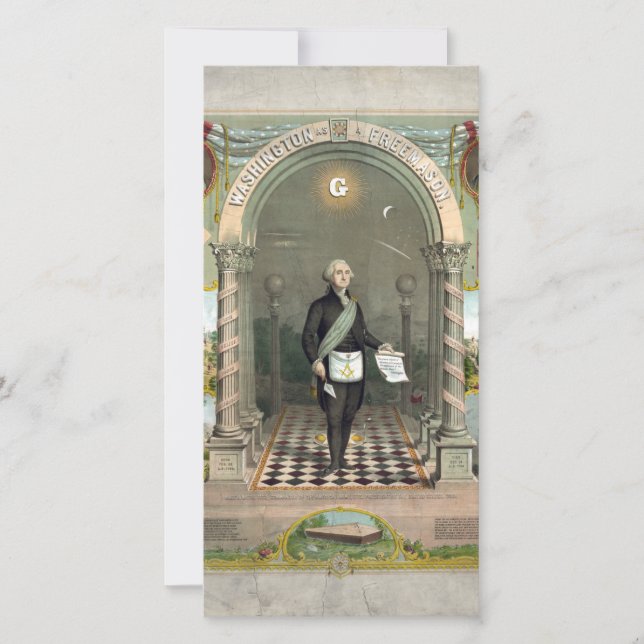 George Washington as a Freemason (Front)