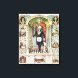 George Washington as a Freemason Canvas Print<br><div class="desc">American School's George Washington as a Freemason located at a Private Collection. The George Washington as a Freemason was created around the 19th century.</div>