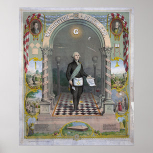 George Washington as a Freemason - Print